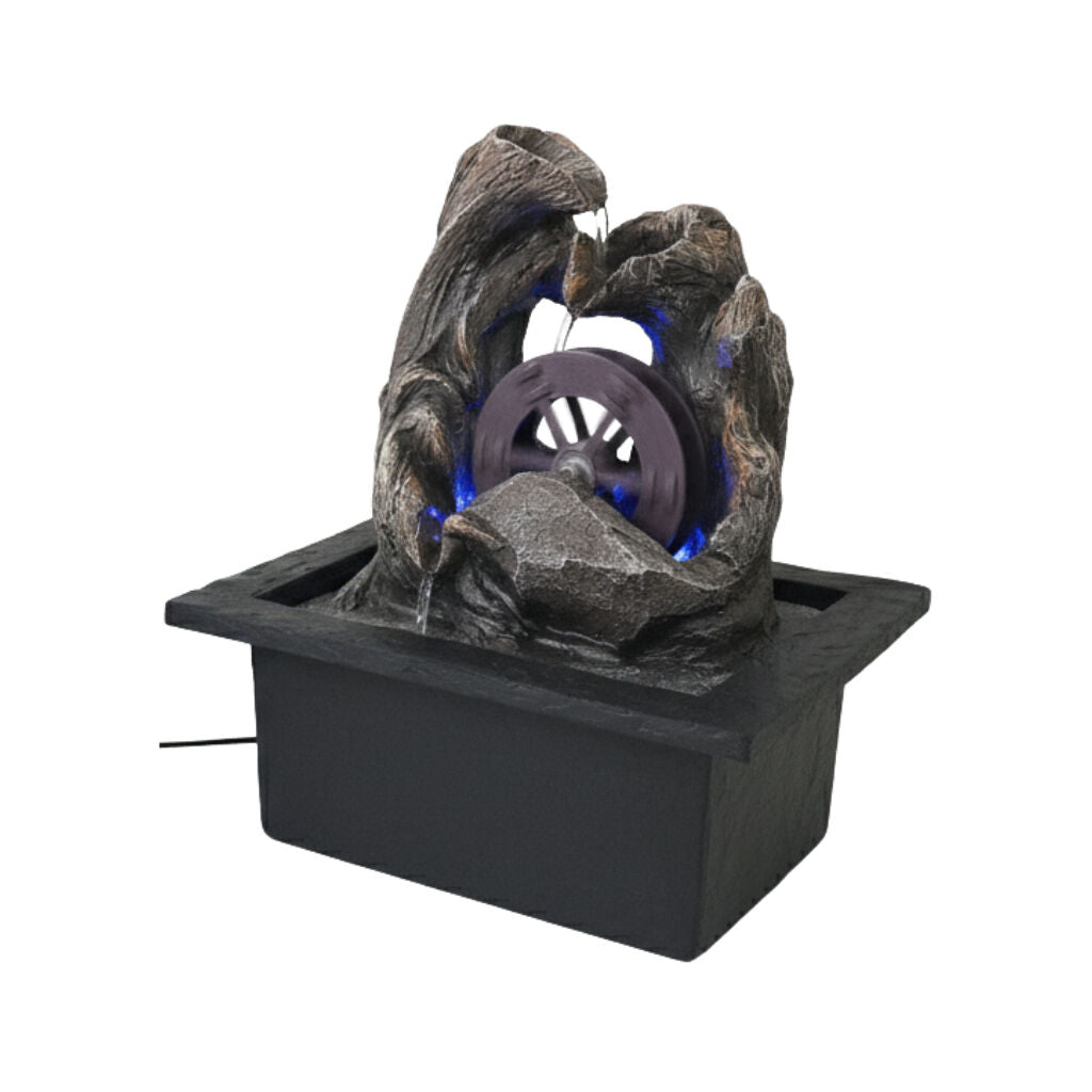 Willow &amp; Silk Water Feature Fountain Water Mill 23x20x28cm