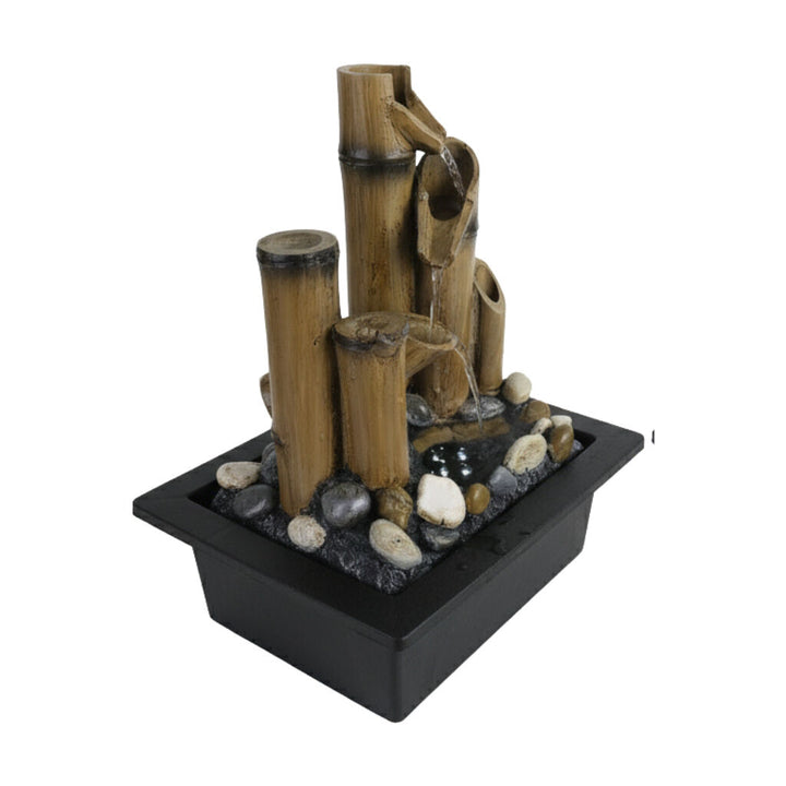 Willow &amp; Silk Water Feature Fountain Bamboo Odoshi 23x18x27cm